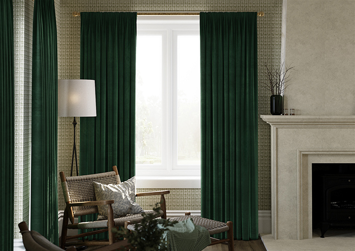 Premier Velvet (Thermal Blackout), Ivy Green - Made to Measure Curtains - Image 3